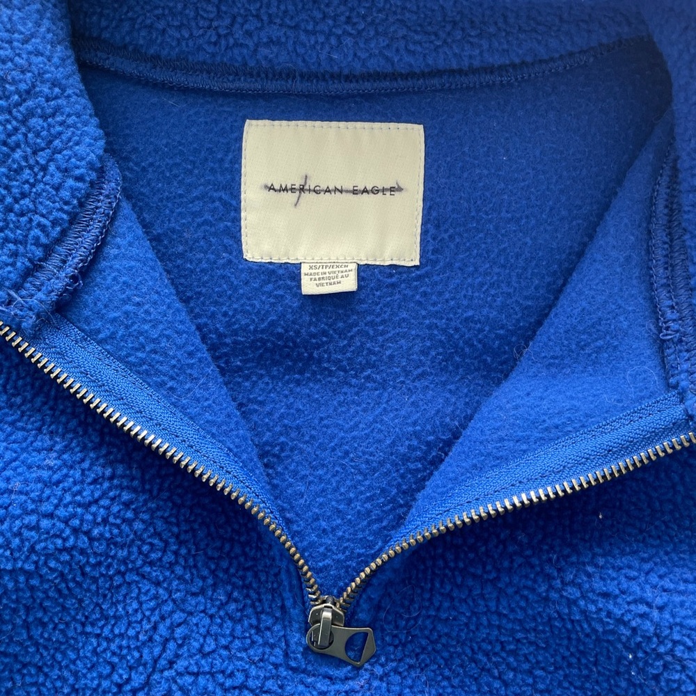 american eagle fleece quarter zip